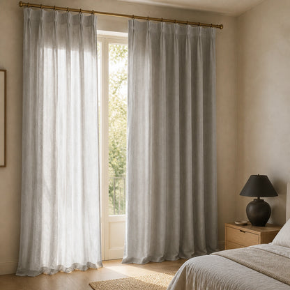 Varen Textured Linen Blend Curtains