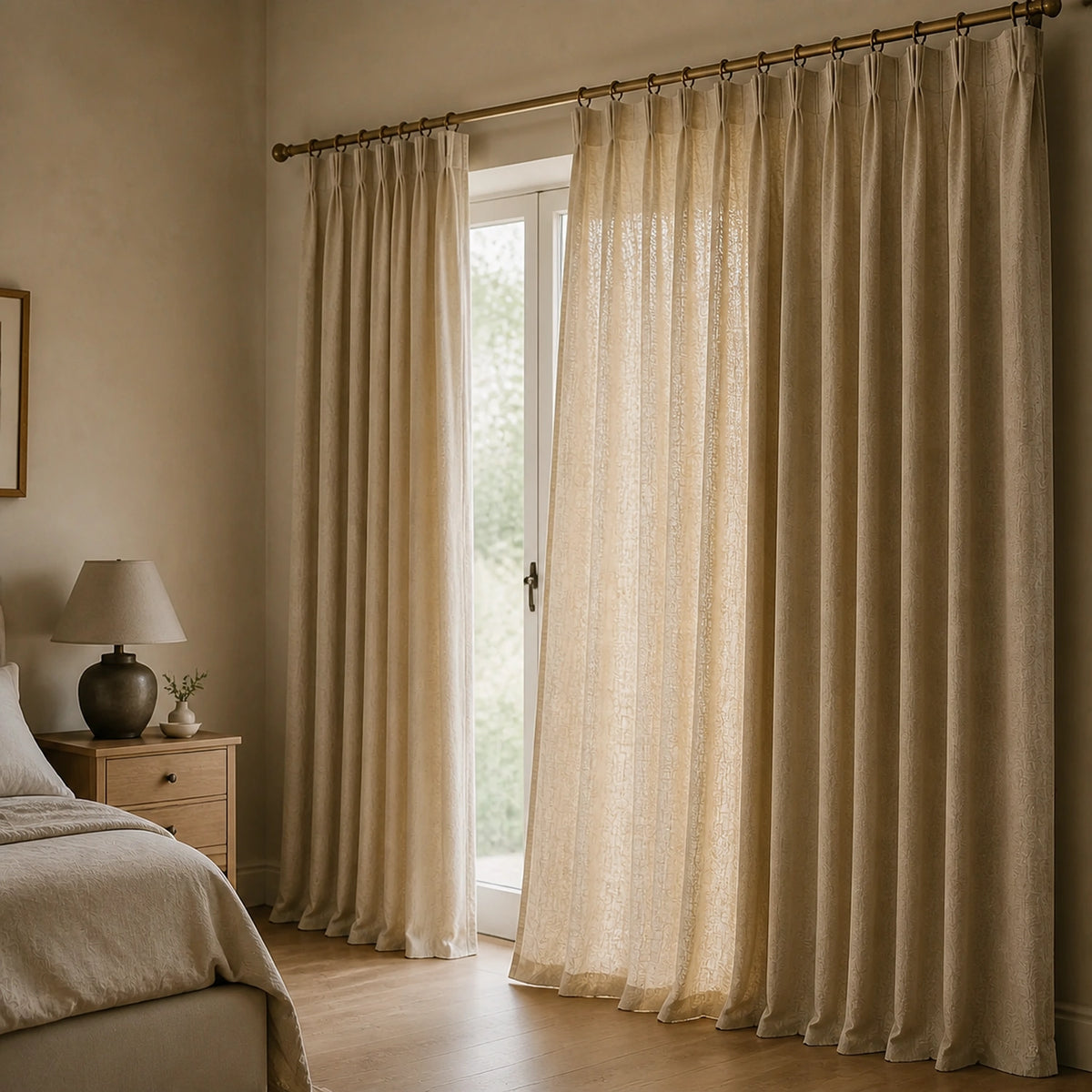 Varen Textured Linen Blend Curtains