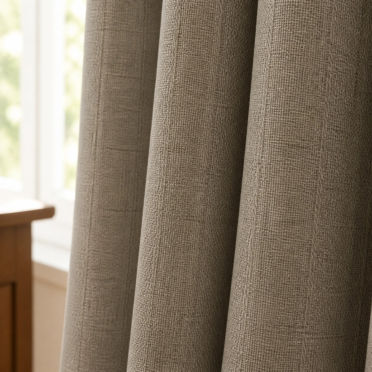 Varen Textured Linen Blend Curtains