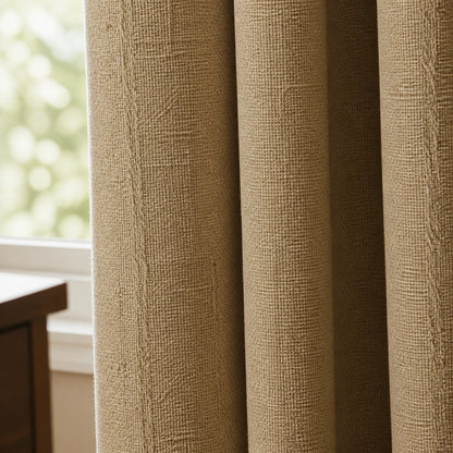 Varen Textured Linen Blend Curtains