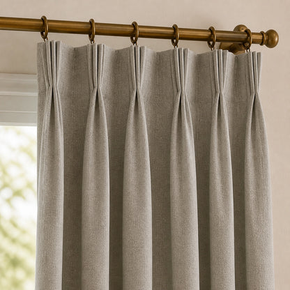 Varen Textured Linen Blend Curtains