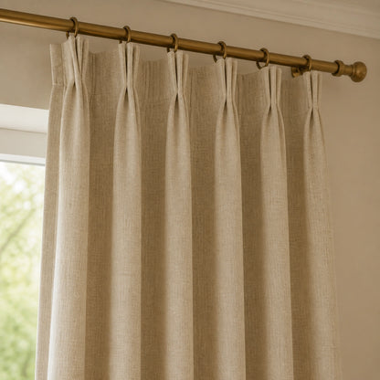 Varen Textured Linen Blend Curtains