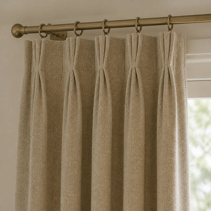 Varen Textured Linen Blend Curtains