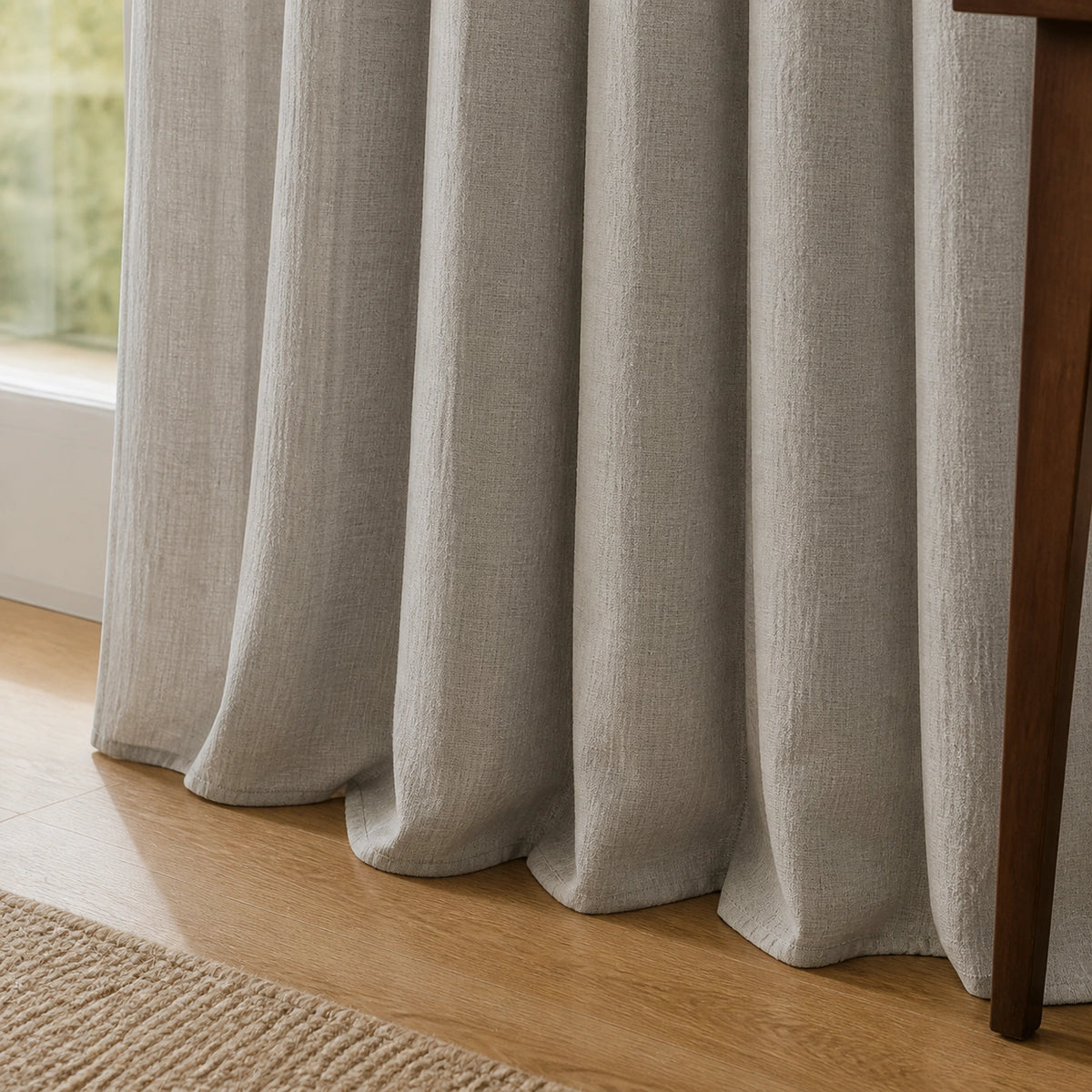 Varen Textured Linen Blend Curtains