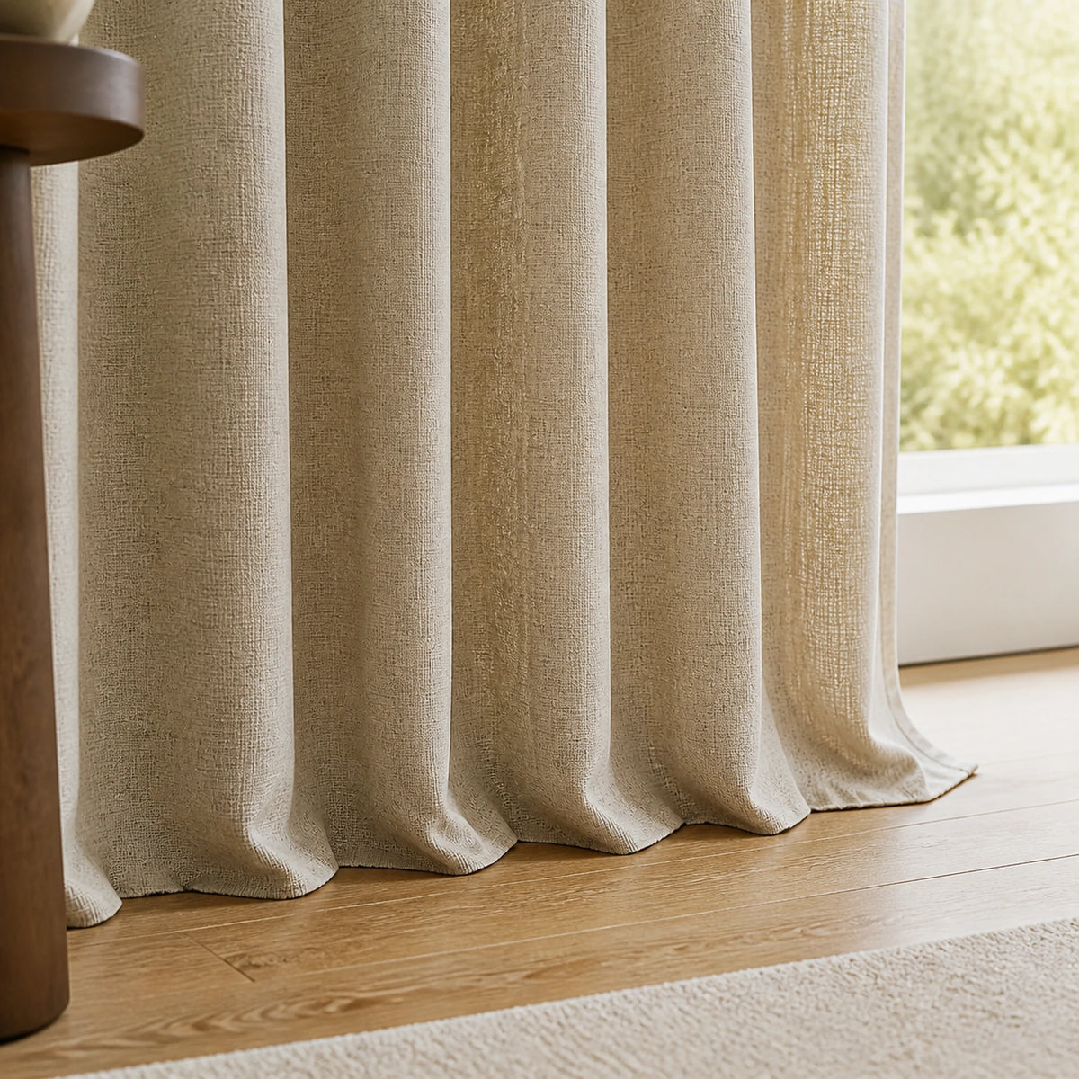 Varen Textured Linen Blend Curtains
