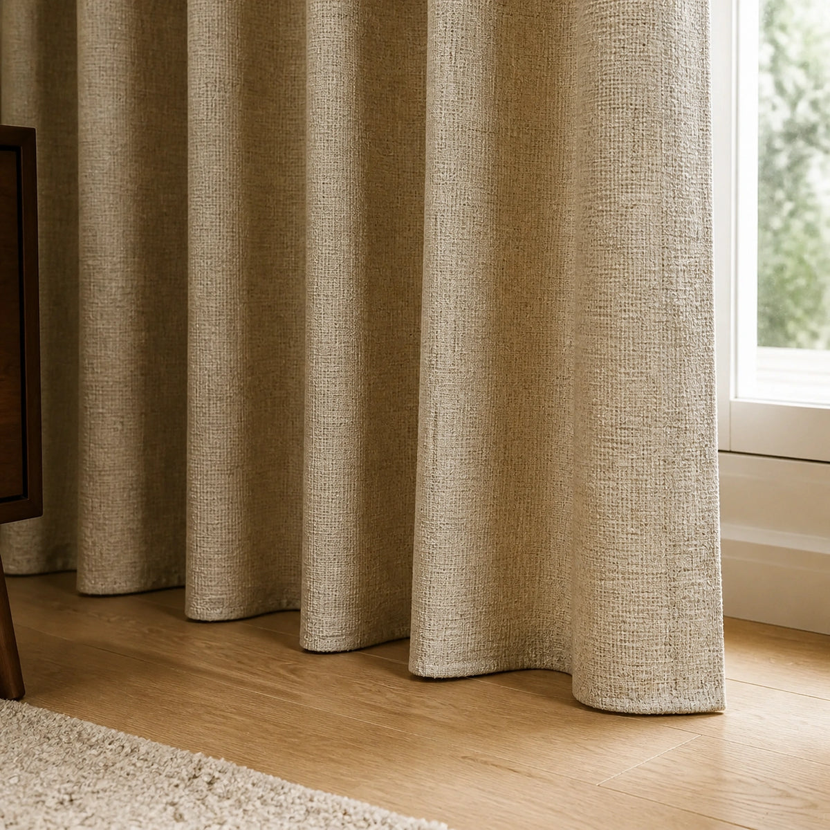 Varen Textured Linen Blend Curtains