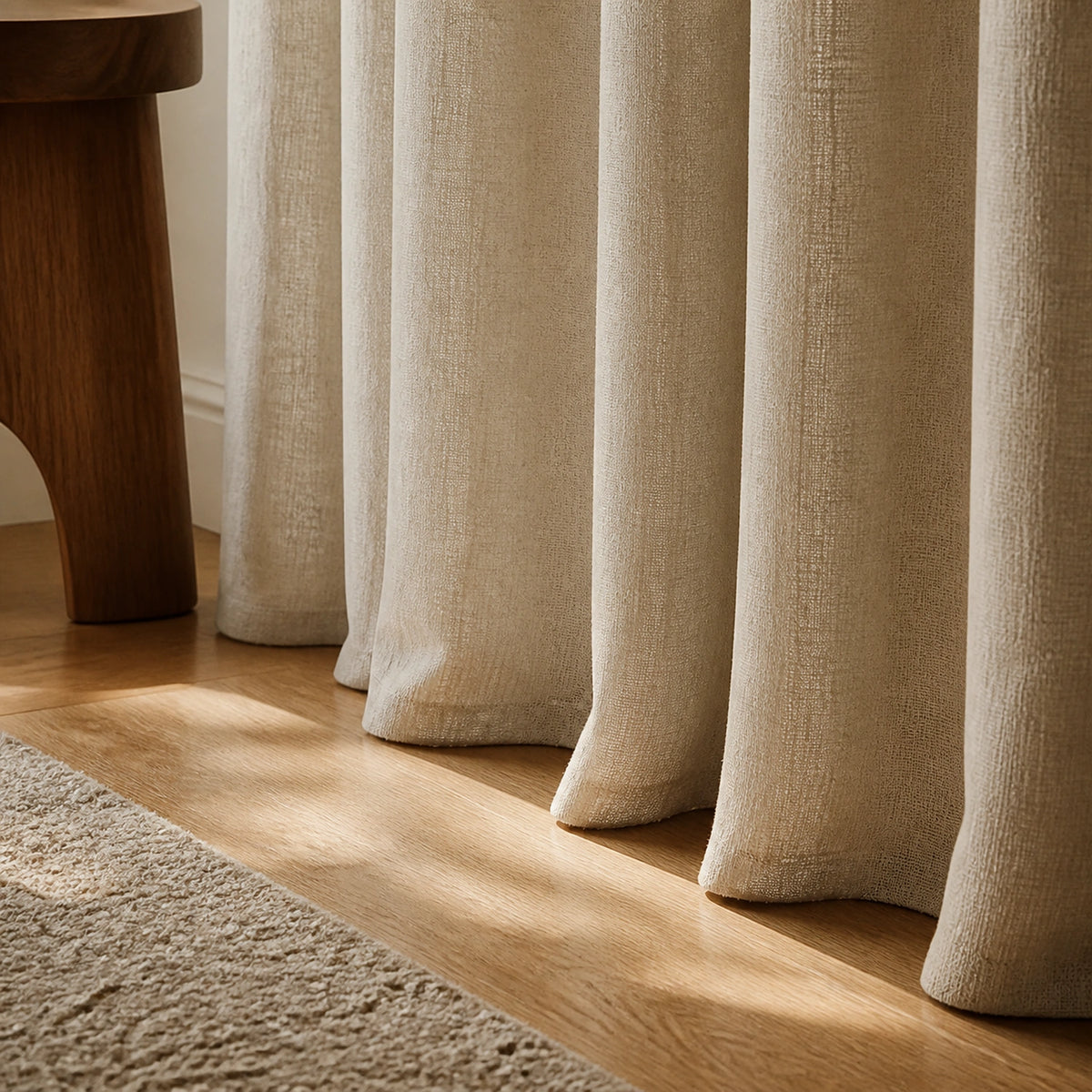 Varen Textured Linen Blend Curtains